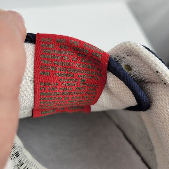 Nike Air Force 1 Puerto Rico 5 Low Basketball Shoe Navy/Red/White Size 10.5 - Picture 7 of 12